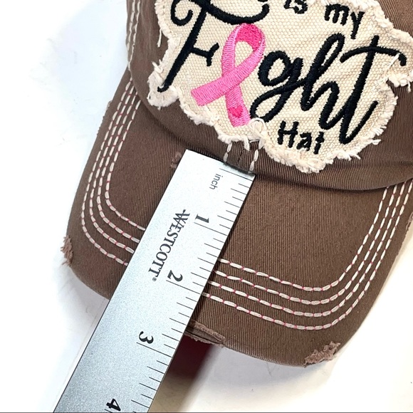 Kbethos Vintage Distressed Hat This Is My Fight Hat KBV-1182 Adjustable Velcro - Picture 9 of 13